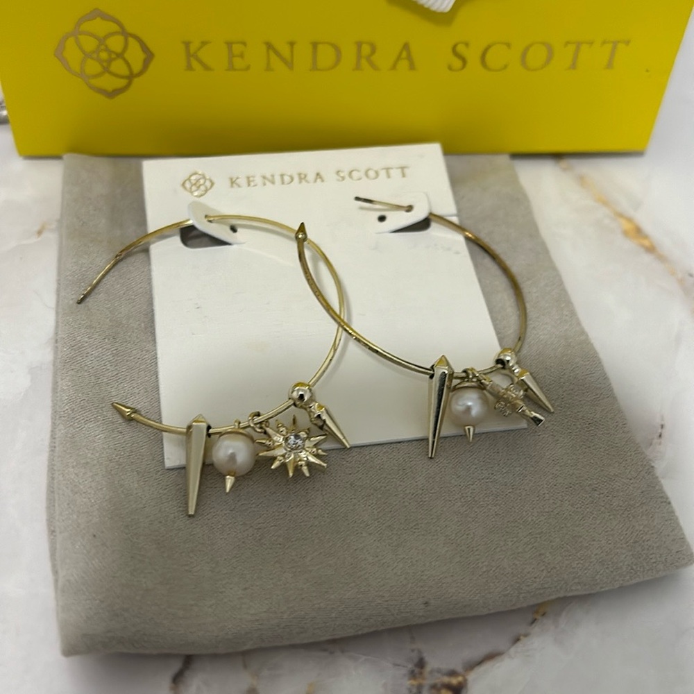 Kendra Scott Gold Charm Earrings